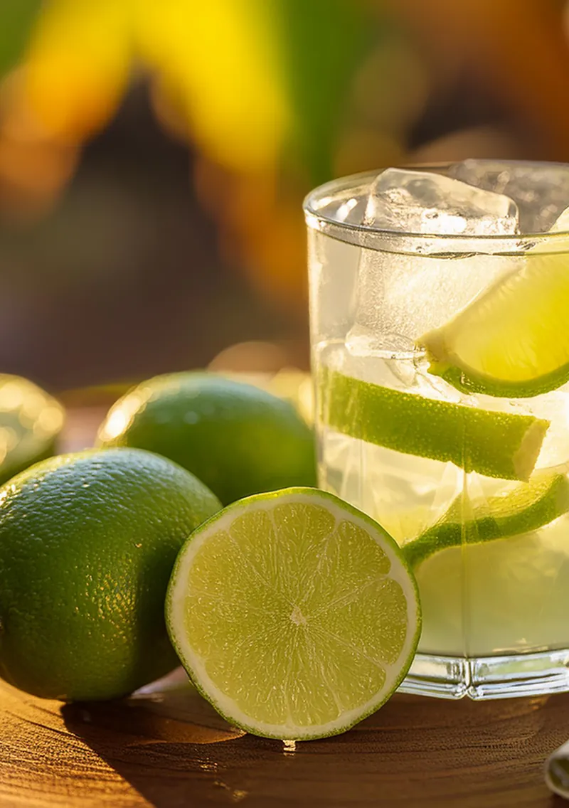 Cocktail caipirinha, boissons à Boa Vista au Cap-Vert
