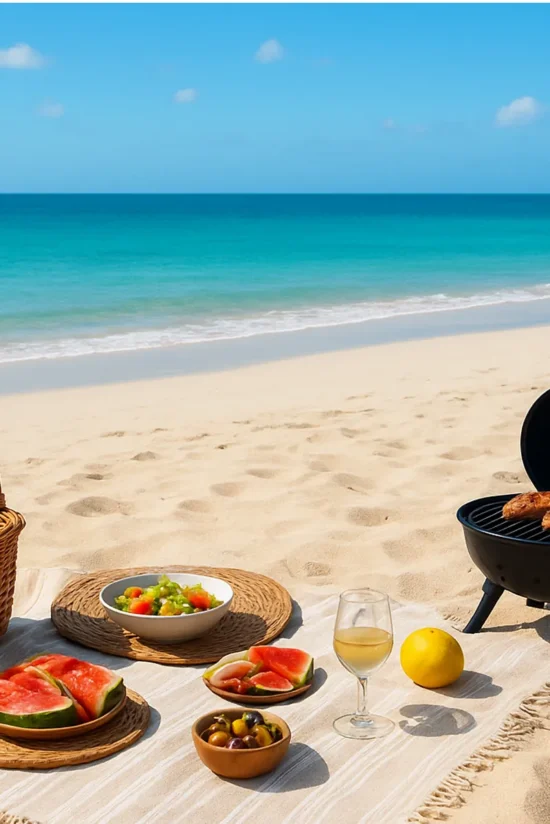 Pique-nique pendant une excursion à Boa Vista
