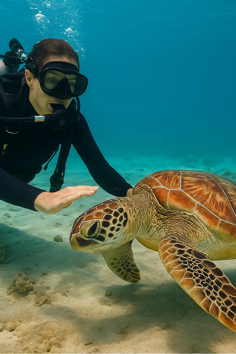 Activité de plongée sous-marine à Boa Vista