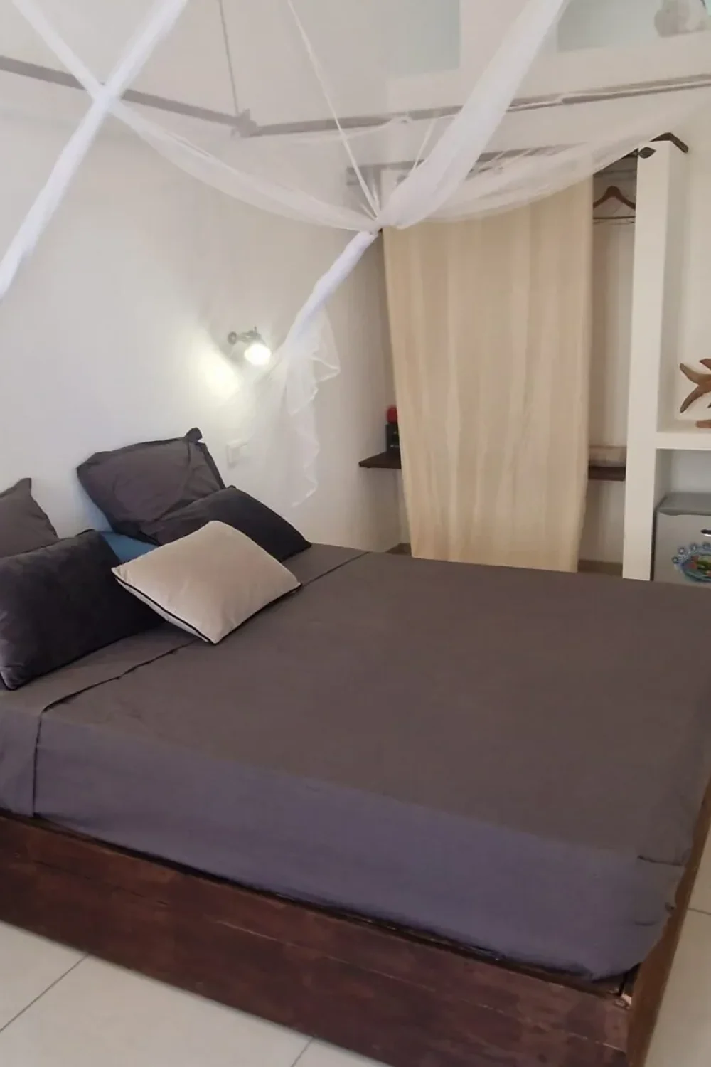 Suite Deluxe Santo Antão : lit double et espace détente