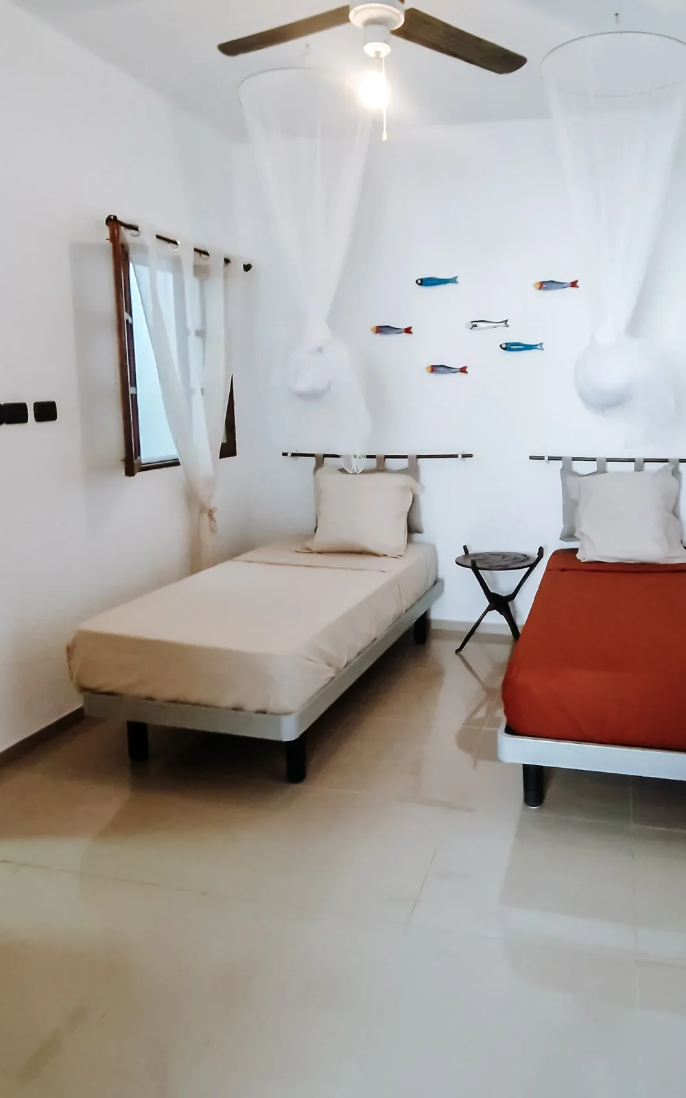 Vue de la Chambre Twins Maio à Sal Rei, Boa Vista